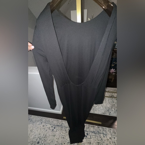 NWT House of Harlow 1960 Rahdi Black Backless Dress 🆕 Size: XL - Picture 5 of 6